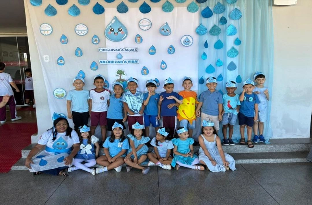 Colégio Paulo Freire realiza apresentações sobre o Dia da Água com alunos da Educação Infantil
