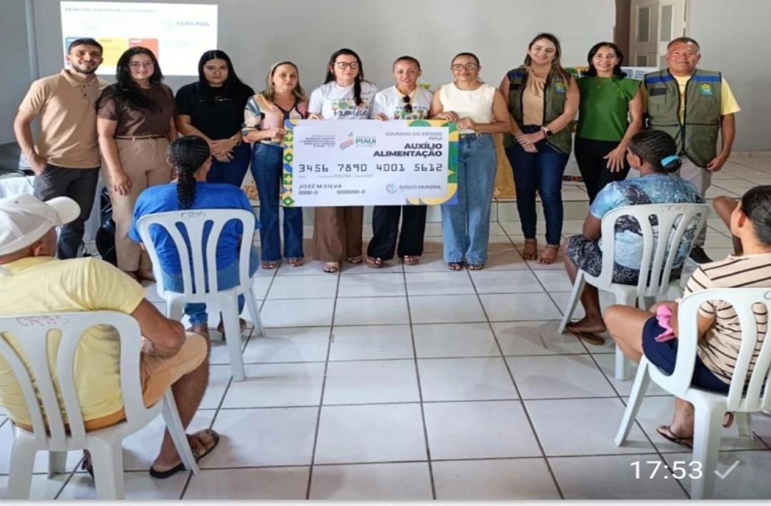 Secretaria Municipal de Assistência Social de São Miguel do Fidalgo reúne famílias beneficiadas pelo Programa Auxílio Alimentação