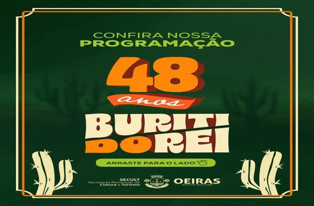 Buriti do Rei terá programação cultural, serviços públicos e shows pelos 48 anos da comunidade