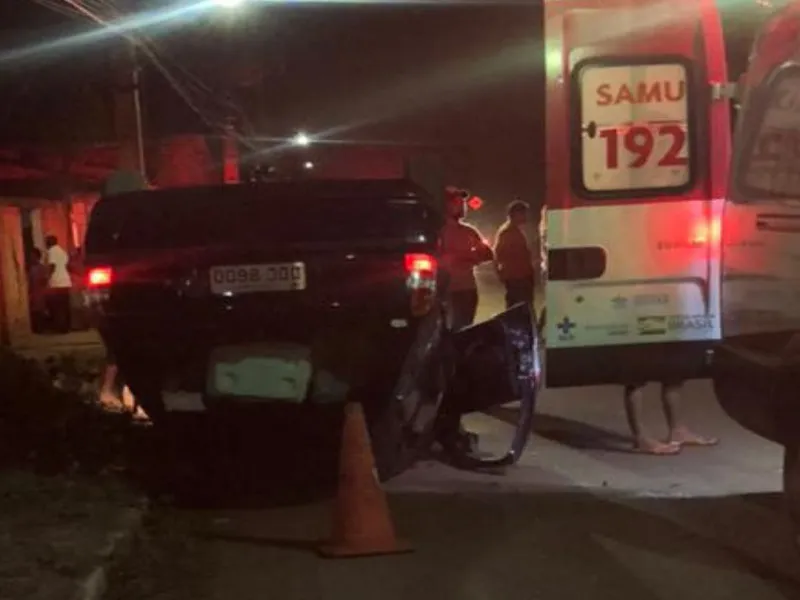 Motorista embriagado causa acidente no bairro Arizona, em Oeiras
