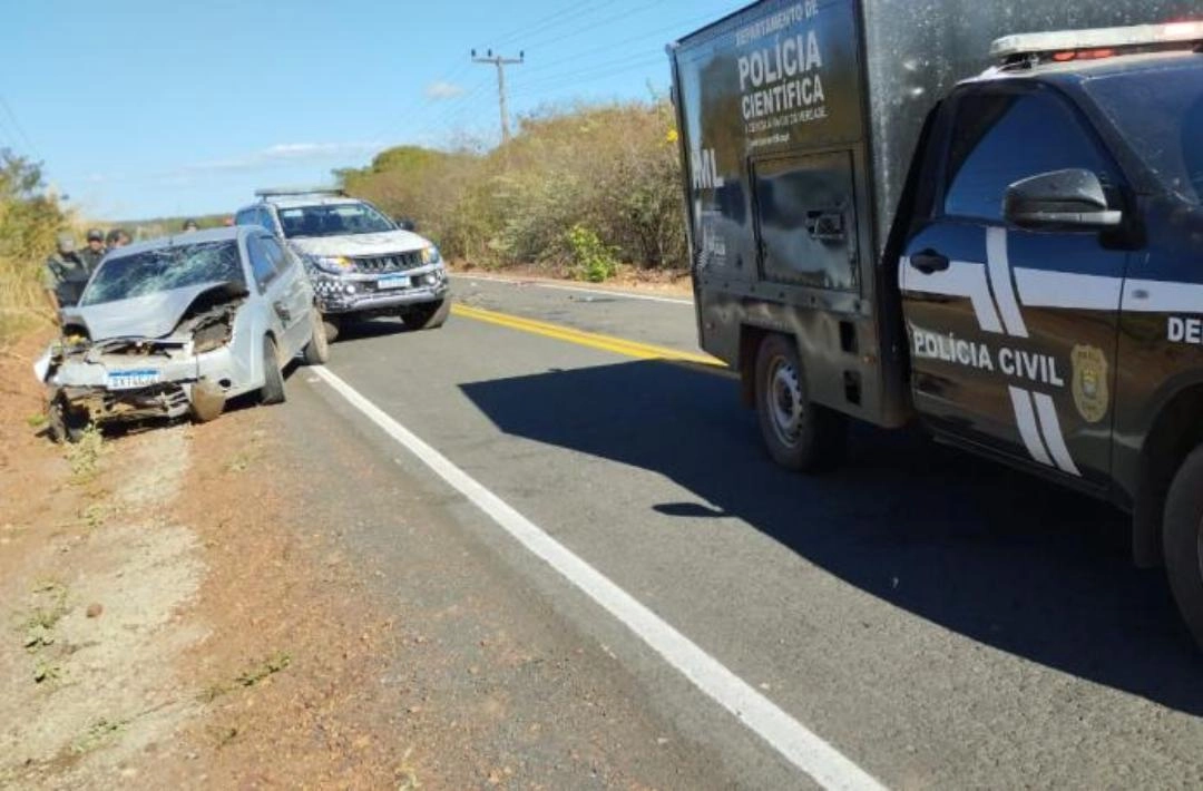 Acidente entre motos e veículo deixa uma vítima fatal e feridos na PI 120 entre Valença e Novo Oriente