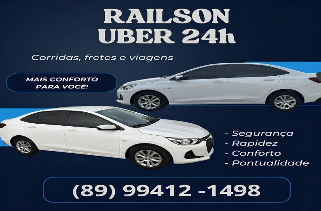 Railson Uber garante transporte com conforto e pontualidade durante a Festa do Vaqueiro em Oeiras