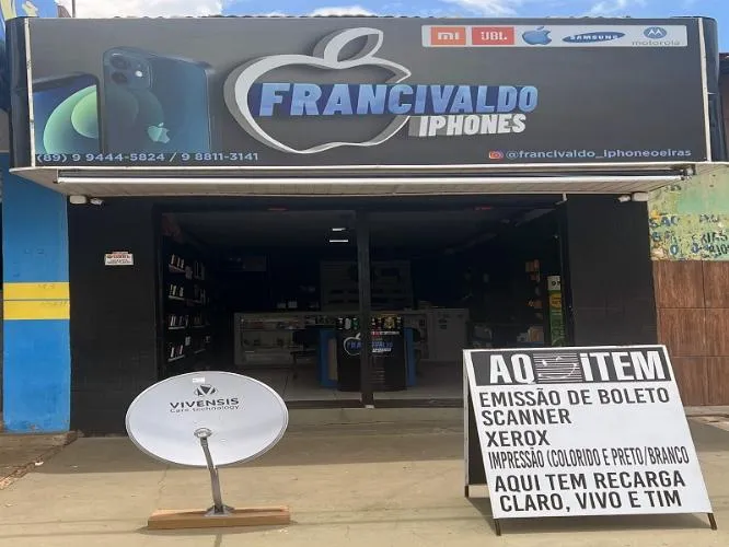 FRANCIVALDO IPHONES dispõe de Iphones e Smartphones com qualidade e preços acessíveis