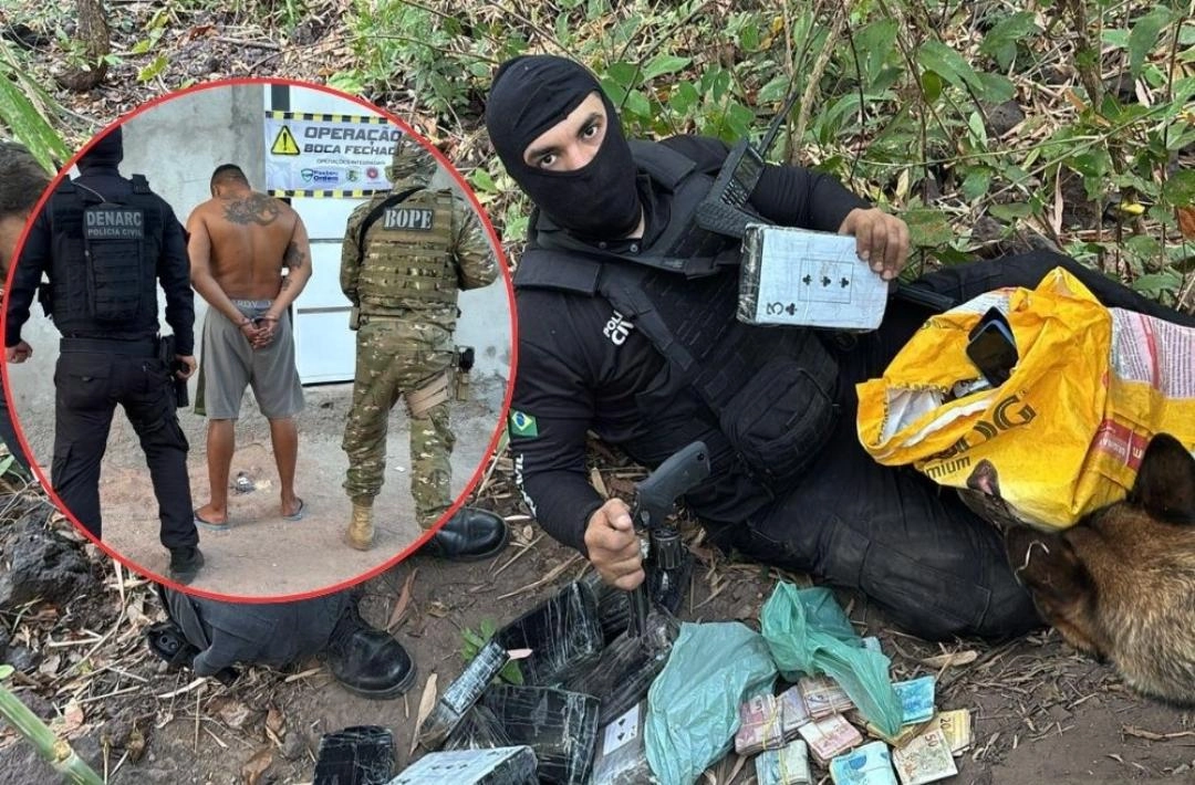 Polícia encontra tonel com 180 kg de cocaína enterrado em sítio na zona Sudeste de Teresina