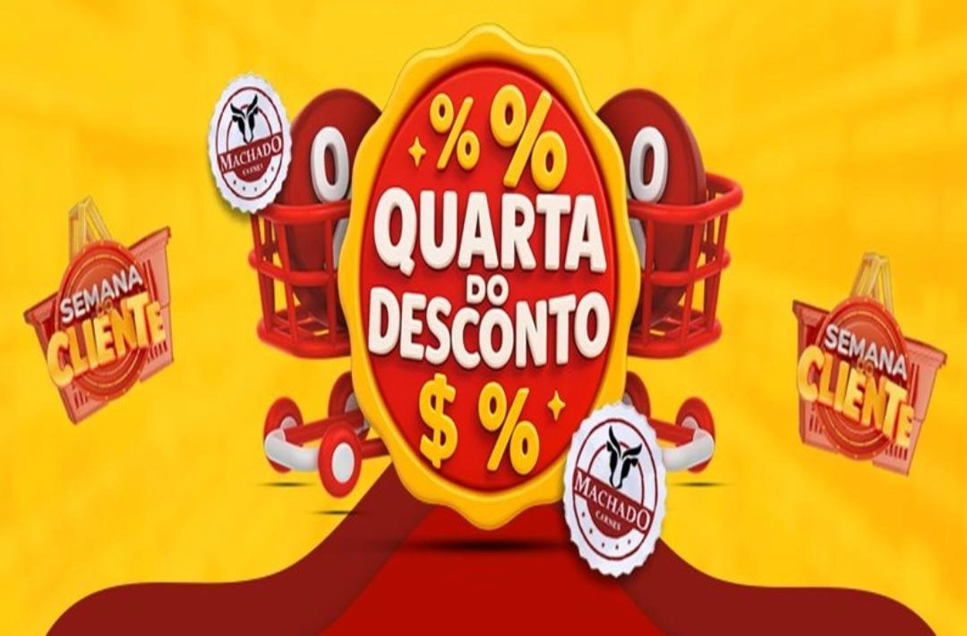 Quarta do Desconto na Machado Carnes: ofertas imperdíveis só nesta quarta!