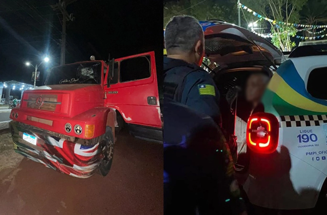 Duas pessoas morrem atropeladas por caminhão no Piauí; motorista é detido
