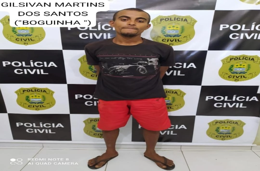 Polícia Civil de Oeiras divulga foto de condenado por furto procurado pela Justiça