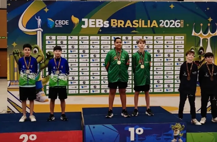 Oeirense Israel Júnior conquista ouro e prata nos Jogos Escolares Brasileiros