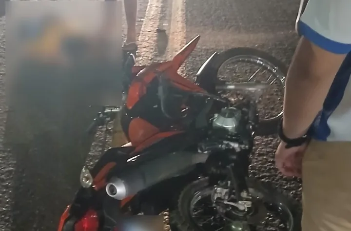 Motociclista fica ferido após colisão com carro na Avenida Transamazônica em Oeiras