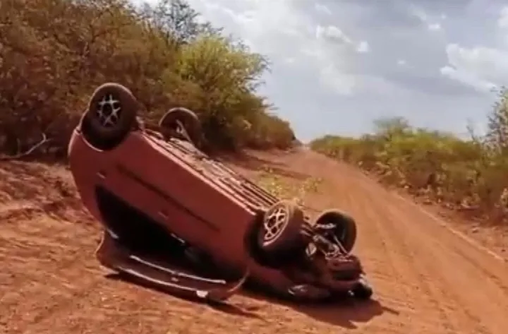 Acidente deixa jovem ferido na estrada de acesso ao povoado Buriti do Rei, em Oeiras