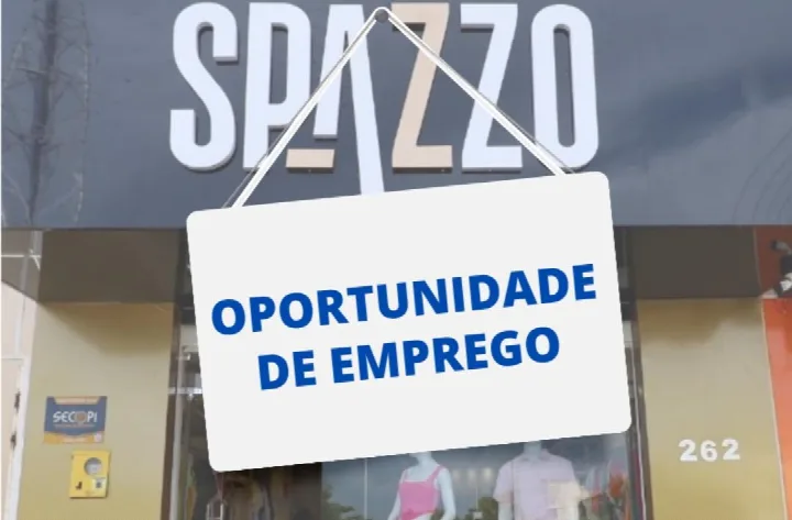Loja Spazzo abre vaga para vendedora com experiência em Oeiras