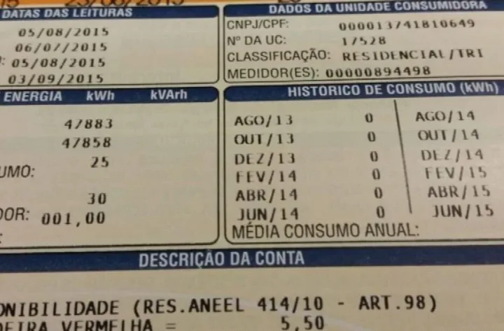 Conta de luz ficará mais cara a partir desta 3ª feira, 01º de outubro