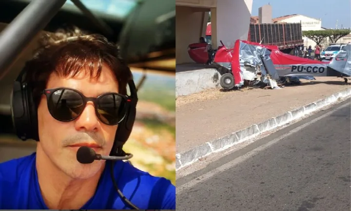 Avião de pequeno porte cai na BR-316, próximo a um ponto de ônibus na zona Sul de Teresina; era pilotada pelo médico Jacinto Lay