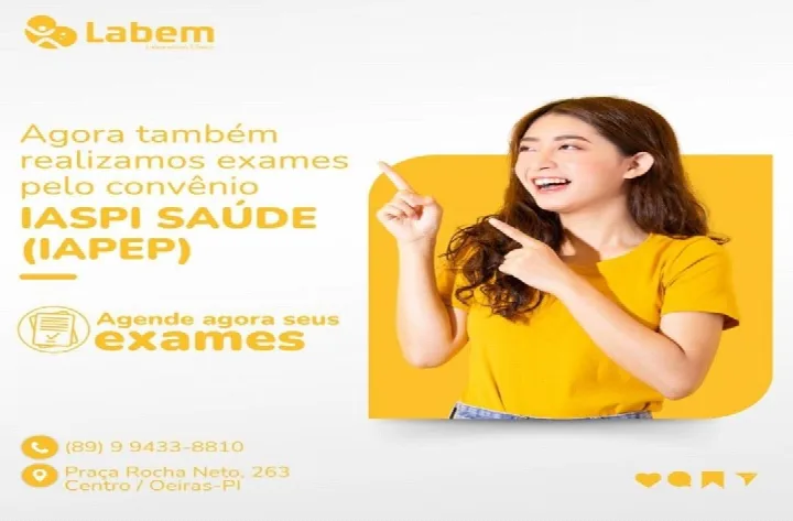 OEIRAS: LABEM passa a atender beneficiários do IASPI; Veja a agenda de atendimentos para o mês de junho