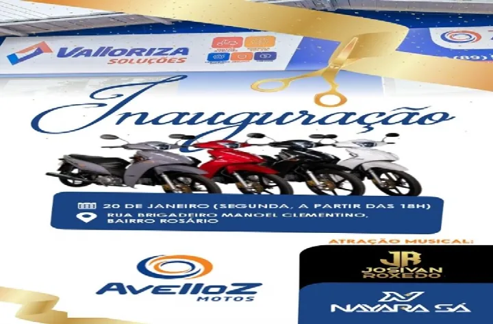 Oeiras ganha concessionária da Avelloz Motos