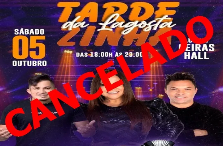 Festa “Tardezinha da Lagosta” é cancelada devido a portaria estadual que estabelece a “Lei Seca”