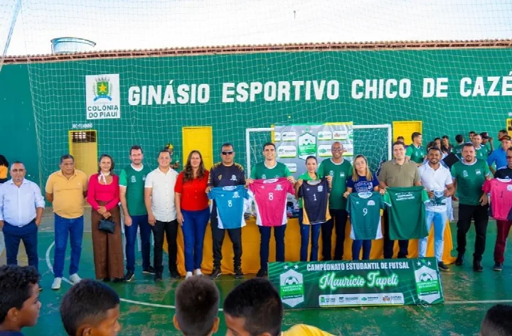 Colônia do Piauí celebra a volta do Campeonato Estudantil de Futsal, agora nomeado em homenagem a Maurício Tapeti