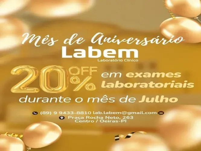LABEM Laboratório Clínico celebra aniversário com descontos especiais e atendimento com médicos especialistas