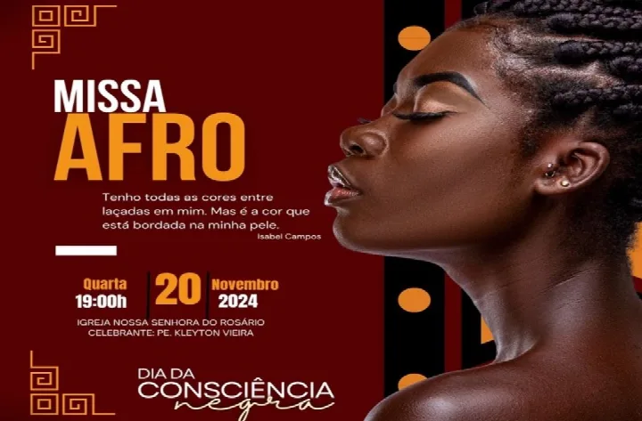 Missa Afro celebra a riqueza da cultura negra nesta quarta-feira, 20, Dia da Consciência Negra