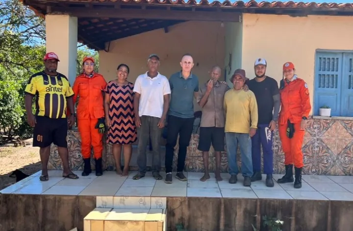 Corpo de Bombeiros encontra idoso de 84 anos desaparecido há seis dias em área de mata em Inhuma