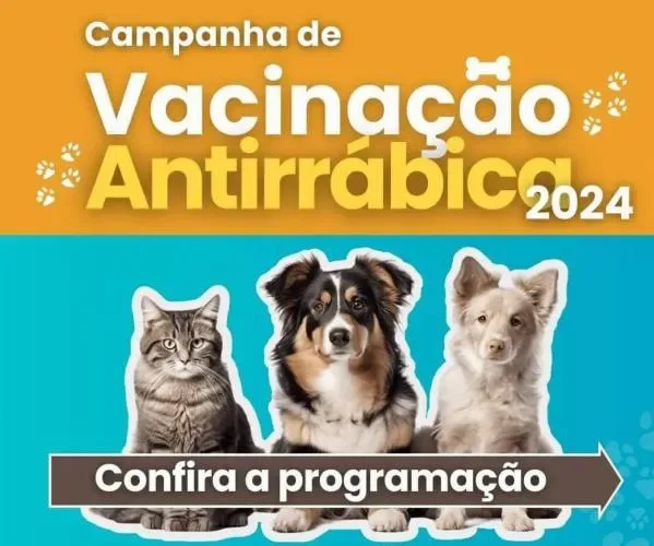 Vacinação antirrábica para cães e gatos em Colônia do Piauí começa neste sábado, 31 de agosto