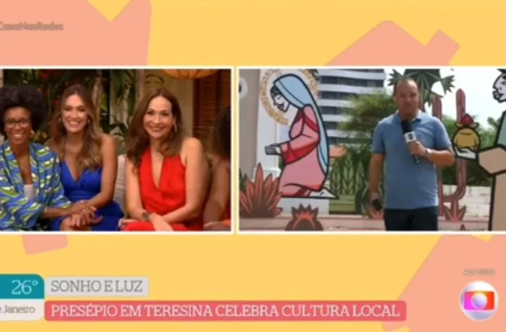 Decoração de Natal em Teresina é destaque nacional na TV Globo