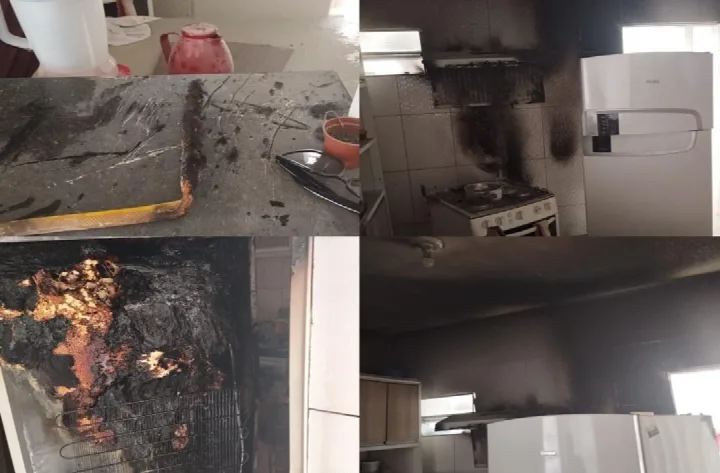 Incêndio em residência é controlado pelo Corpo de Bombeiros em Oeiras