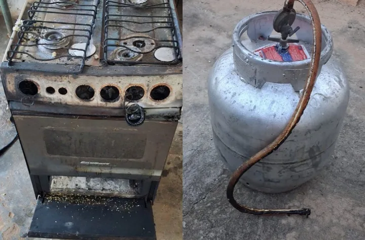Vazamento de gás causa princípio de incêndio em residência de Oeiras