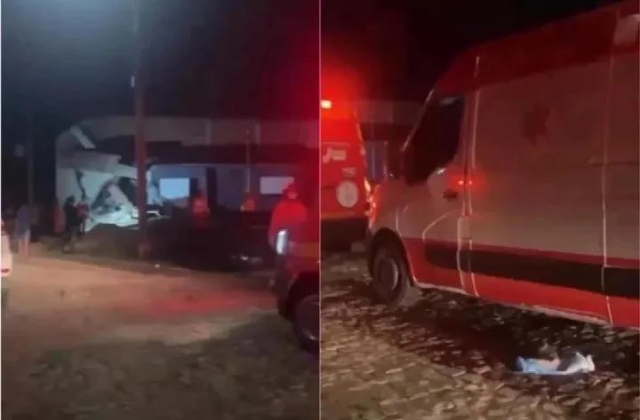 Ventania derruba laje e muro de templo na Zona Leste de Teresina