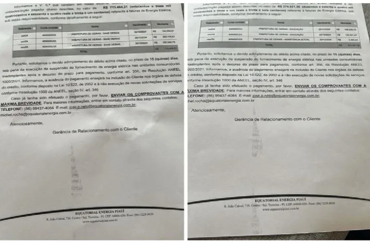 Prefeitura de Oeiras herda dívida milionária com a Equatorial Energia