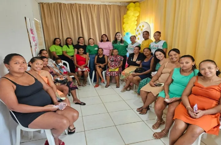 Atividades do Grupo de Gestantes em Colônia do Piauí são abertas com oficina socioemocional