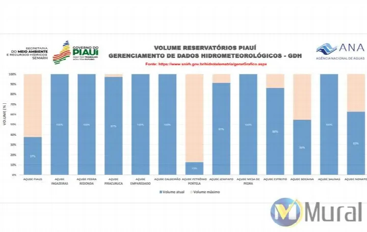 Piauí tem previsão de chuvas intensas com acumulado de até 300 mm nos próximos dias