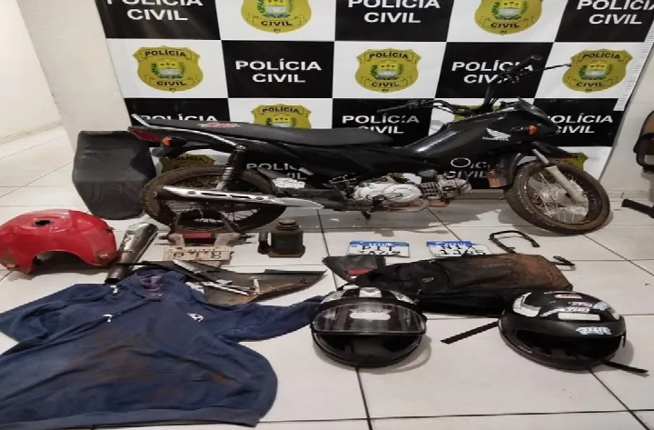 Em uma ação rápida, Polícia recupera motocicleta roubada e prende suspeitos em Oeiras