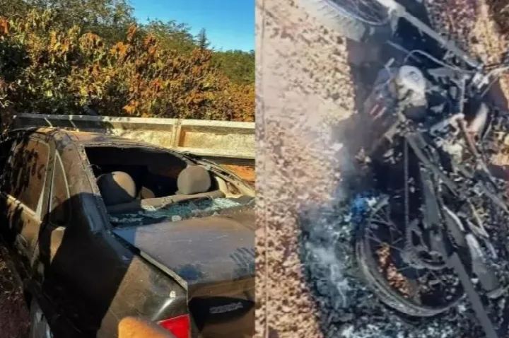 Casal sofre queimaduras após queda de fios de alta tensão em Miguel Alves