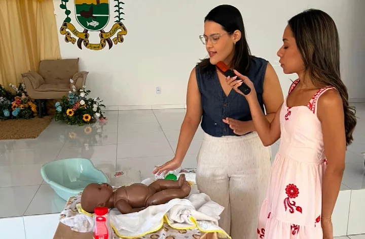 Agosto Dourado reúne mães e profissionais em encontro sobre amamentação em São Miguel do Fidalgo