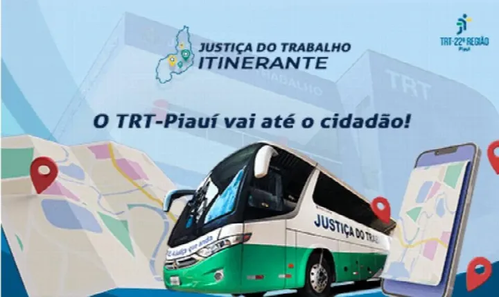 Justiça do Trabalho Itinerante realizará atendimentos presenciais em Colônia do Piauí e Santa Cruz do Piauí