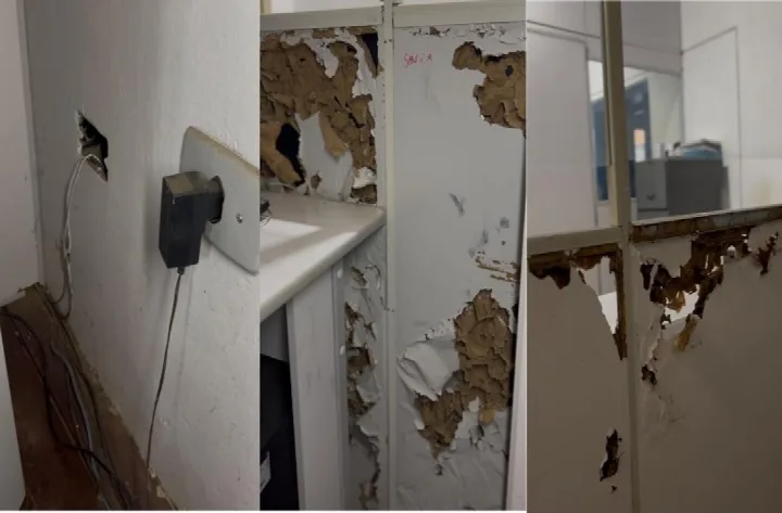 Nova administração de Oeiras encontra prédio da prefeitura em situação de abandono
