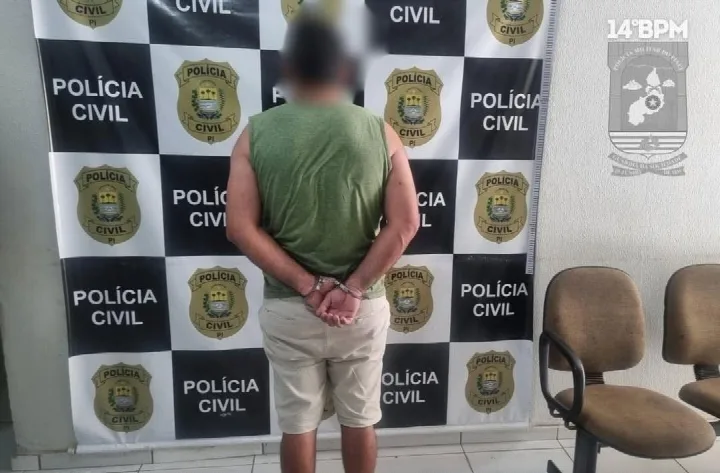 Homem é conduzido à Delegacia de Oeiras por ameaça à companheira em Santa Cruz do Piauí