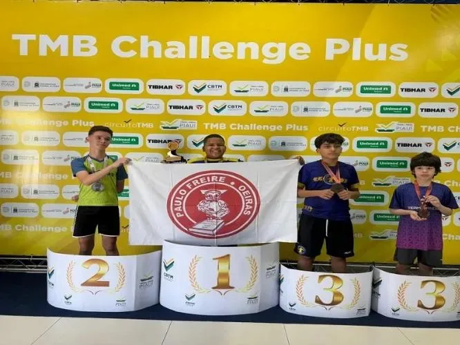 Alunos da Sociedade Educacional Paulo Freire se destacam no Campeonato Brasileiro de Tênis de Mesa