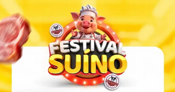 Aproveite as ofertas do Festival Suíno na Machado Carnes