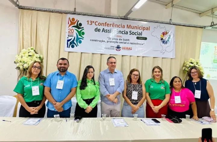 Conferência da Assistência Social em Oeiras discute ações e elege representantes para etapa estadual