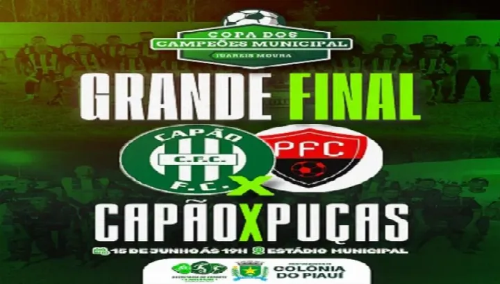 Grande final da Copa dos Campeões Municipal Juareis Moura acontece neste sábado em Colônia do Piauí
