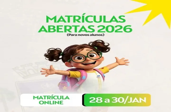 SEMED abre matrículas para novos alunos da rede municipal de Oeiras em 2026