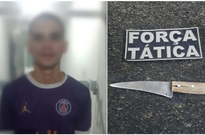 Jovem é preso após esfaquear padrasto durante discussão familiar em Campo Maior