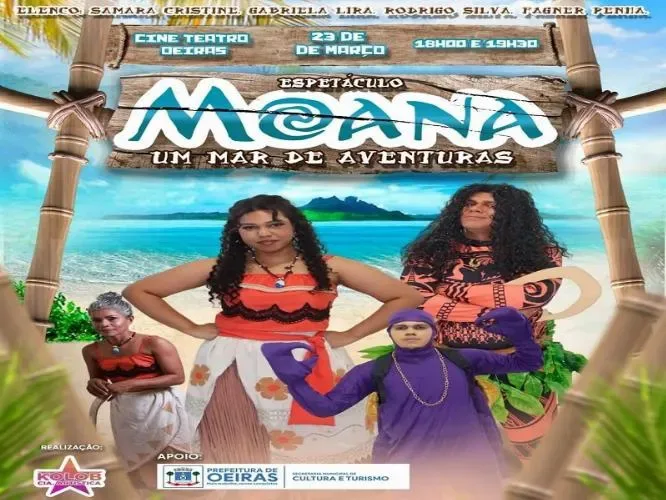 Musical 'Moana, um mar de aventuras' chega a Oeiras e pretende entregar um verdadeiro show