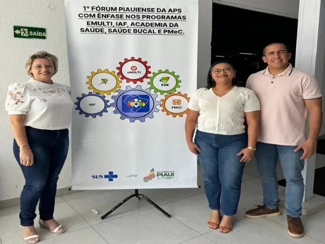 Profissionais da Secretaria de Saúde Colônia do Piauí participam do 1° Fórum Piauiense da APS