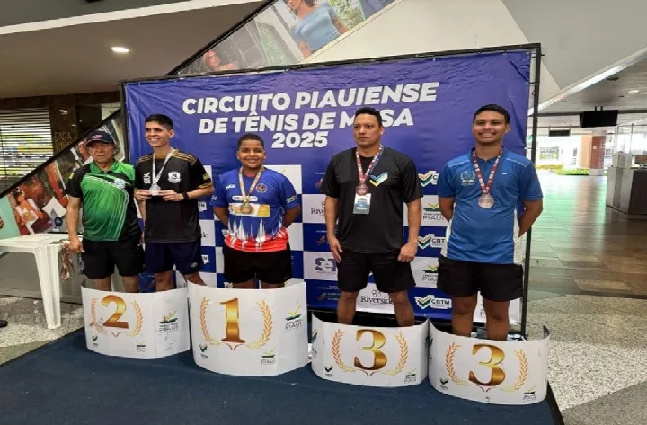 Delegação oeirense conquista 22 medalhas e se destaca na segunda etapa do Campeonato Piauiense de Tênis de Mesa