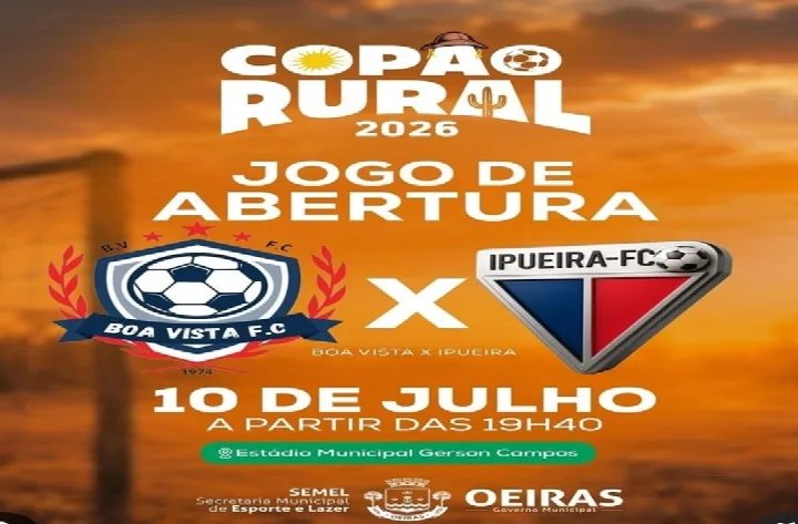 Copão Rural 2026 começa nesta sexta, 10, em Oeiras com R$ 100 mil em premiação e 22 equipes
