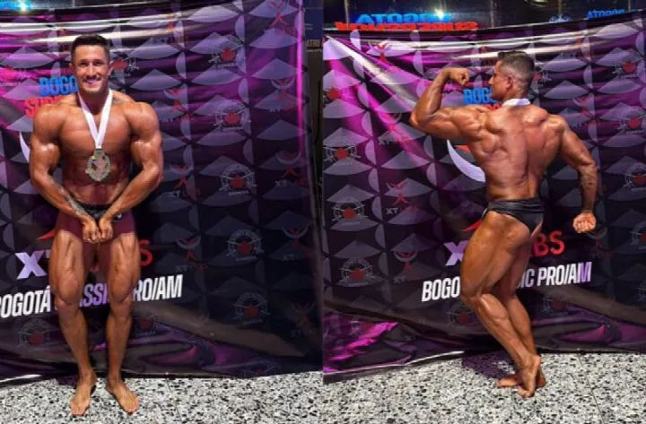 Oeirense Léo Sousa conquista 3º lugar em Campeonato Internacional de Fisiculturismo