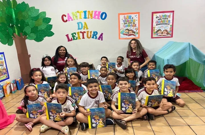 Alunos do Infantil II iniciam atividades da Festa da Leitura 2026 com A Bela e a Fera